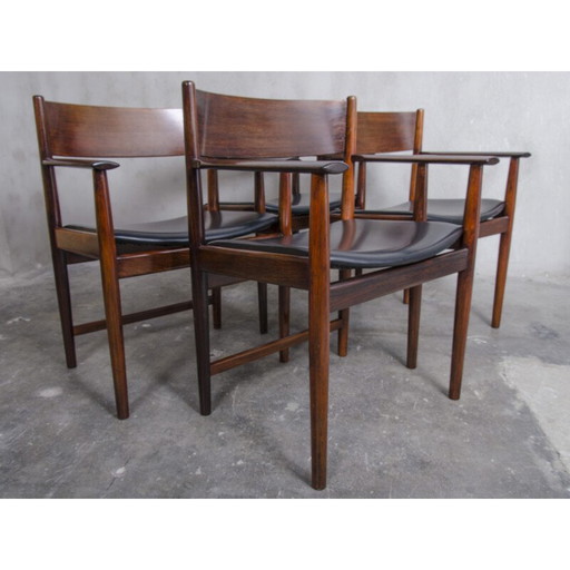 4x sedie Sibast Furniture di Kurt Ostervig