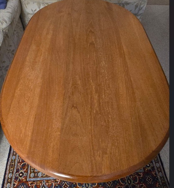 Image 1 of Set da soggiorno e sala da pranzo in teak massello Dyrlund del 1992