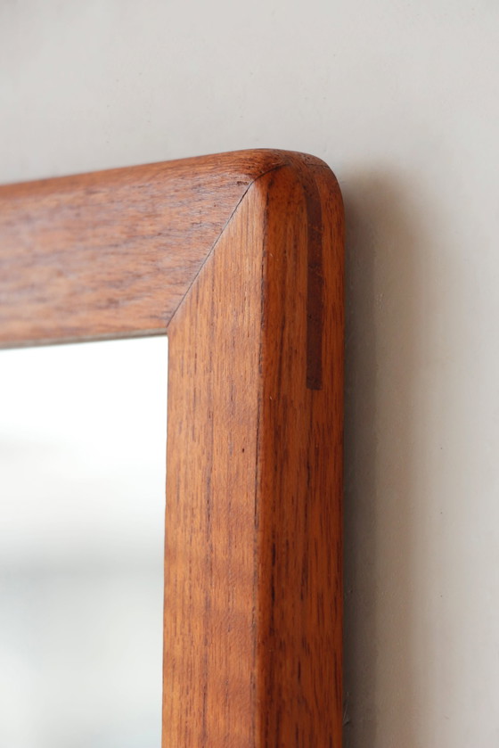 Image 1 of Rechthoekige spiegel in teak - Scandinavische stijl - 28.03.25.03