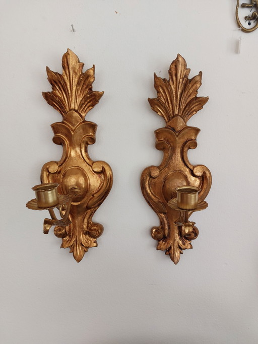 2x Vintage Italian wall sconce