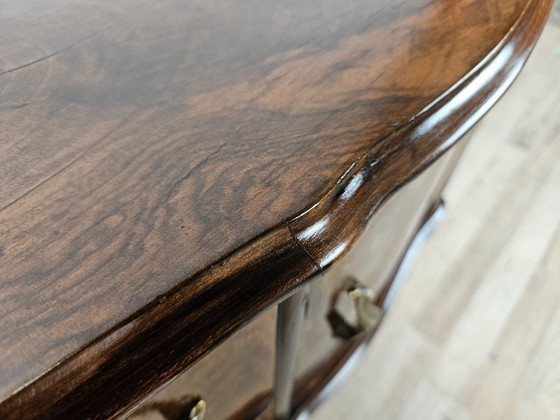 Toeletta in radica di noce Chippendale, 1940 – Console, Legno (photo 7 of 19)