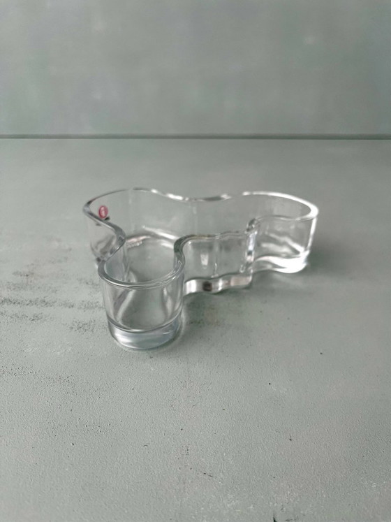 Image 1 of Bol Alvar Aalto en verre Ittala, finition transparente, design