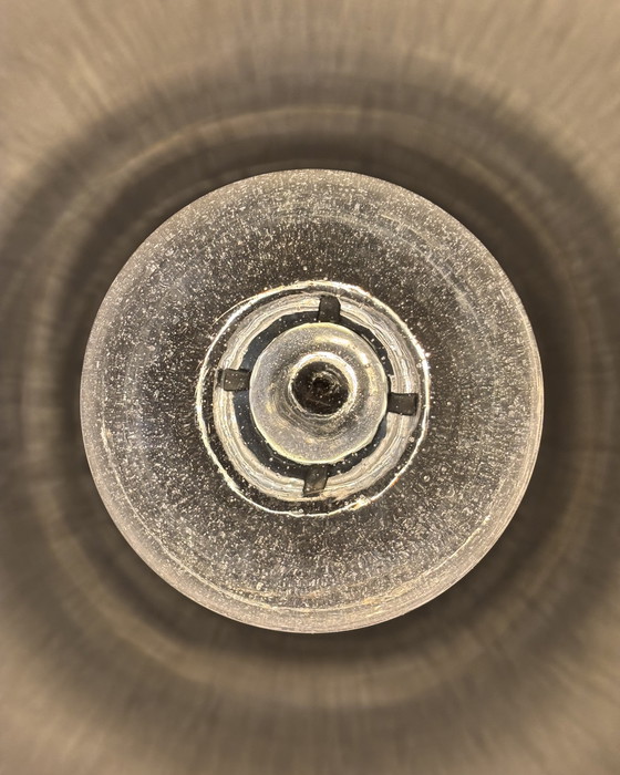 Image 1 of Vetro anni &#39;60, Limburgo, Lampada vintage di metà secolo, Vetro a bolle, Lampada a sospensione, Germania, Minimalismo, Era s