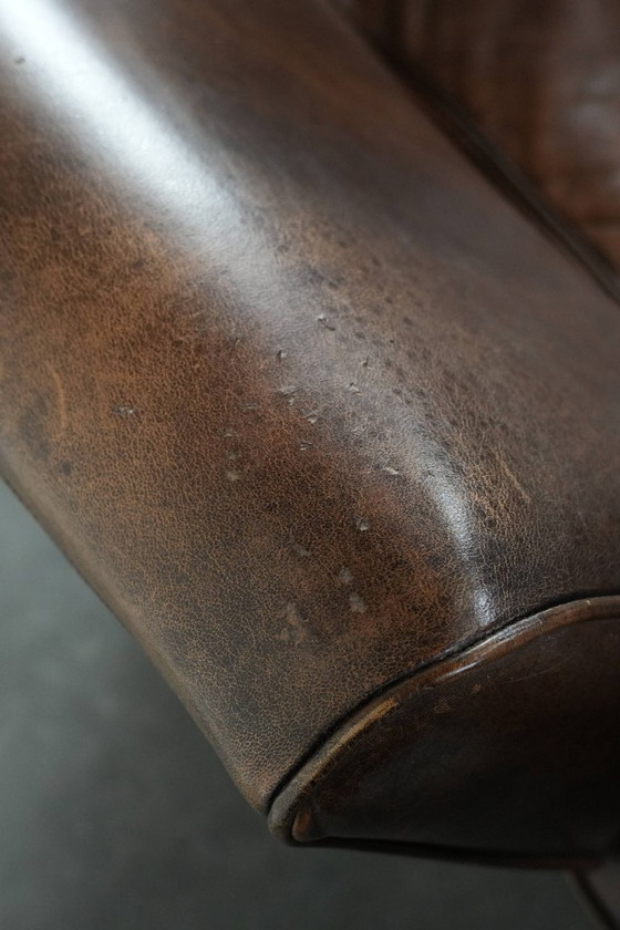 Image 1 of Elegante set di due poltrone in pelle di pecora