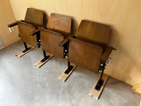Sedie da Cinema Classiche Anni '50 – Merk onbekend, Sedie pieghevoli, Metallo, Legno (photo 2 of 9)