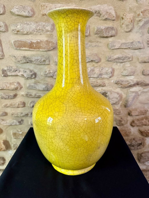 VASE JAPONISANT VINTAGE XXL