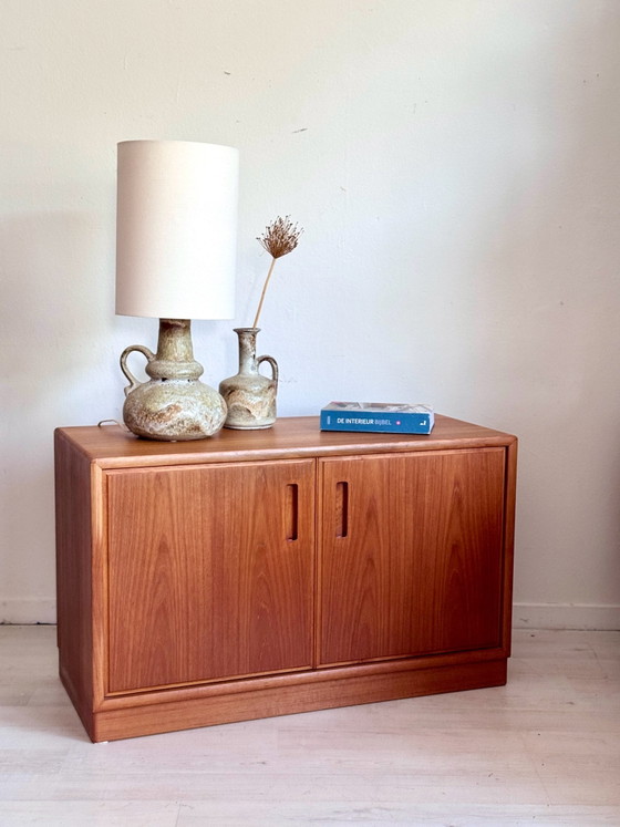 Buffet bas danois vintage Mid-century années 60 teck – Bois (photo 3 of 10)