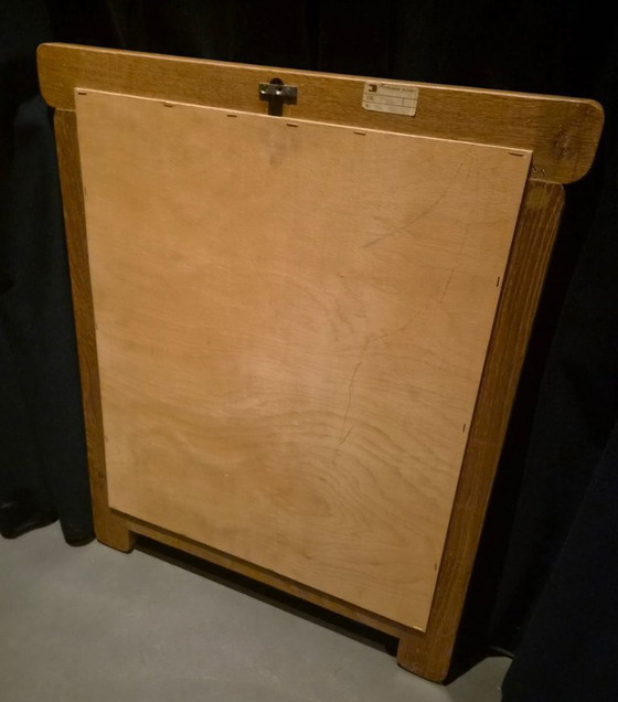 Image 1 of Vintage oak mirror – Kunstmeubelen De Puyt – excellent condition