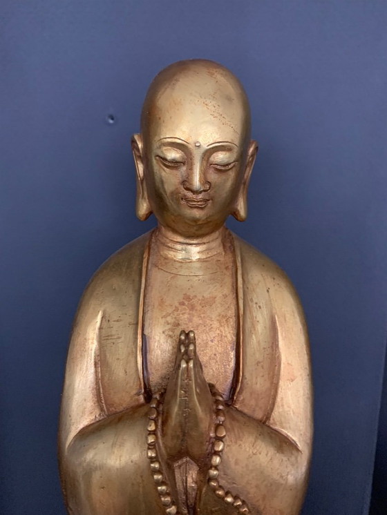 Image 1 of Byzondere Vergulde Bronzen  < bhoeda beeld >