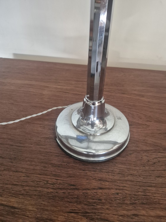 French Art Deco Desk Lamp by Pirouett 1930 – Table lamps, Metal, Glass (photo 8 of 15)