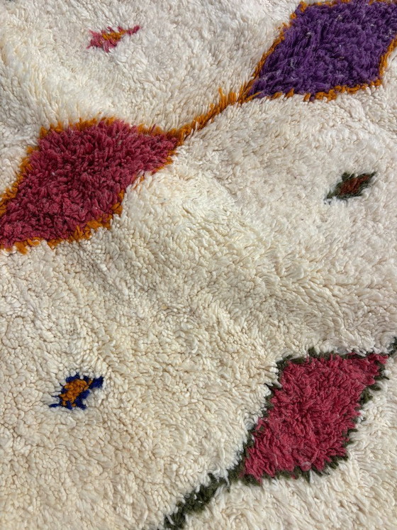 Image 1 of Marokkanischer Teppich im modernen Stil, 210 x 300 cm – Handgeknüpfter Berberteppich aus Wolle – Beni Ourain Teppich