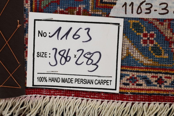Image 1 of Persian carpet Kashan Signiert 3.86 x 2.83 Oriental carpet fine No. 1163