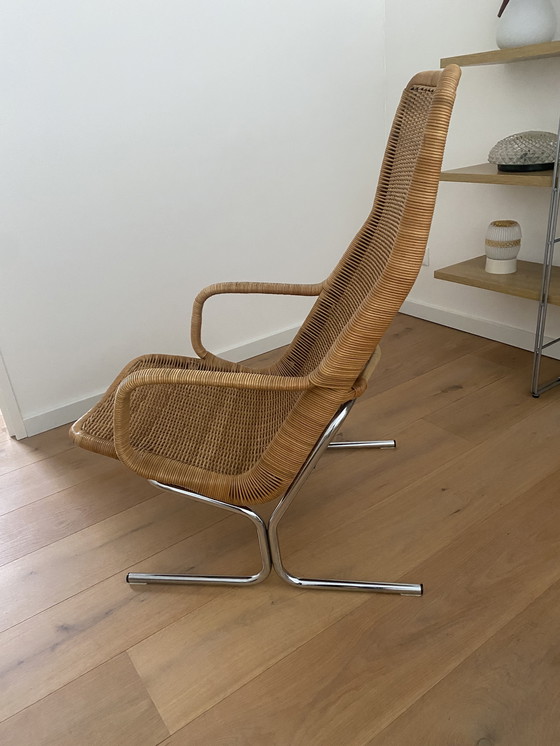 Image 1 of Poltrona vintage in vimini rara - Poltrona, Dirk van Sliedregt