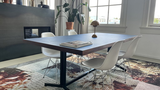 4x VITRA Eames DSR Stuhl mit Chromfuß – eetkamerstoelen, Metal, Plastic