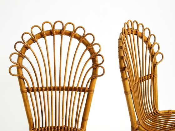 Image 1 of Dos preciosas sillas de bambú originales de Italia de los años 60