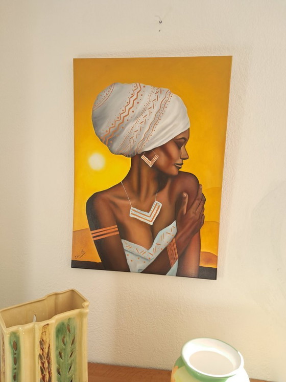 Image 1 of Enrica CIFFO – Afrika-Königin 1 – Künstlergemälde