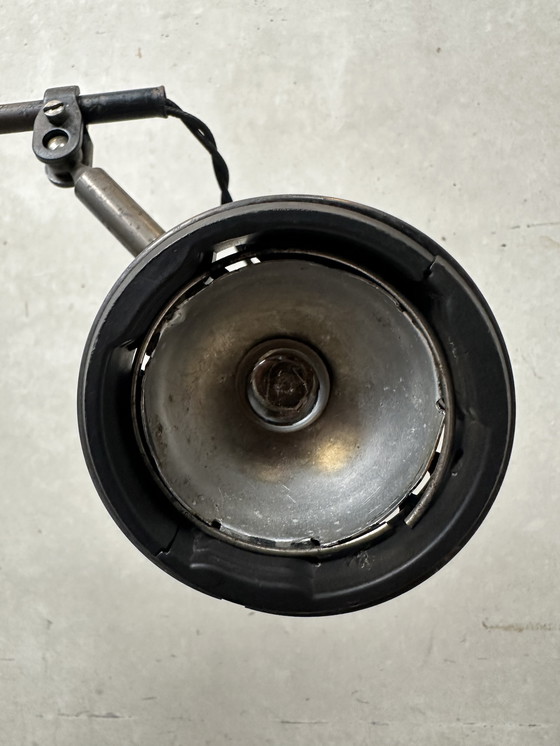 Image 1 of Lampada da tavolo industriale in bachelite - Singer