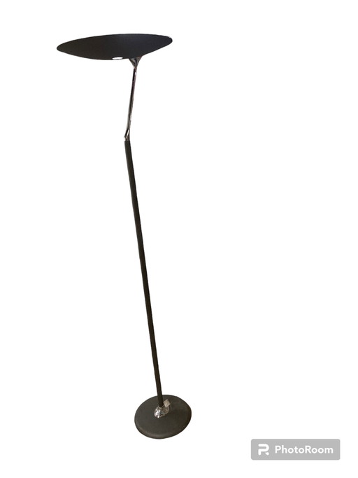 Vintage Lucien Gau Paris Wolkenkratzer Uplighter Stehlampe