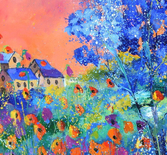 Image 1 of Evening sonata in poppies 