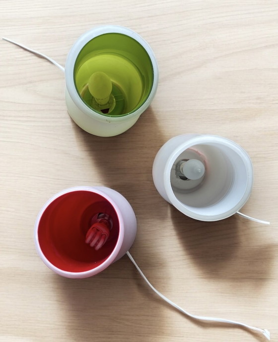 Image 1 of Drie Vintage Mylonit Lampen