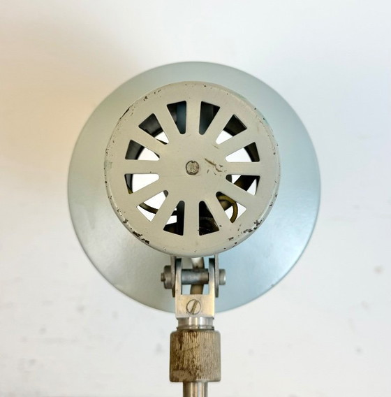 Image 1 of Lampada da scrivania per ufficio industriale grigia di Elektrosvit, anni '70