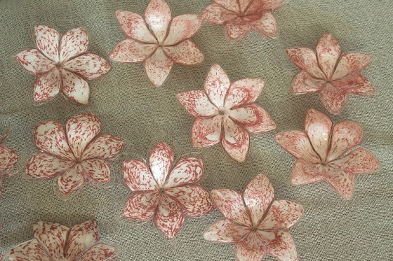 Italiaanse Murano bloemenkroonluchter – Metal, Murano Glass (photo 11 of 12)