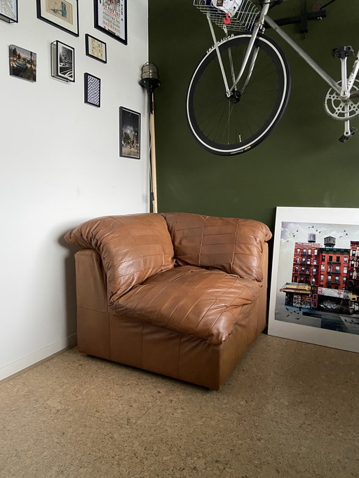 Poltrona angolare in pelle vintage in stile de Sede