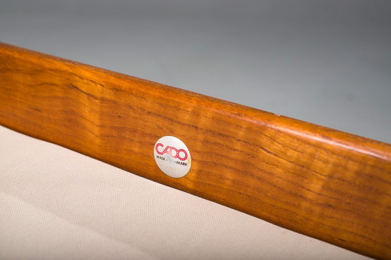 Image 1 of Senator Hochlehnsessel und Ottomane aus Teakholz von Ole Wanscher für Poul Jeppesen Collectors, Cado, 1960er Jahre