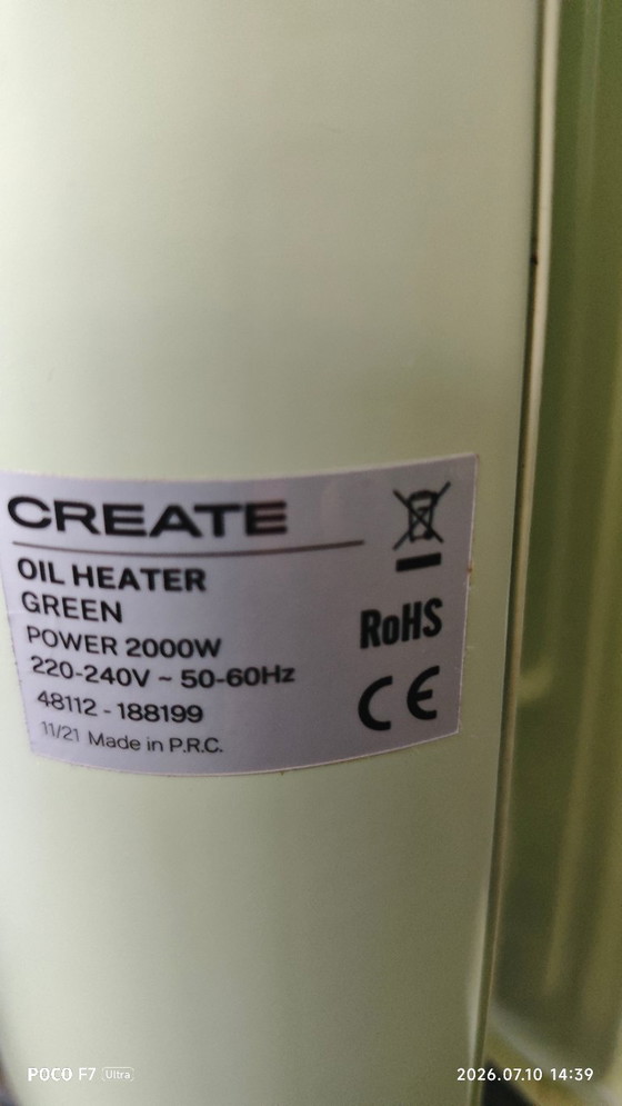 2000 W Electric Heater – Create, Maintenance Products, Metal, Plastic (photo 3 of 5)