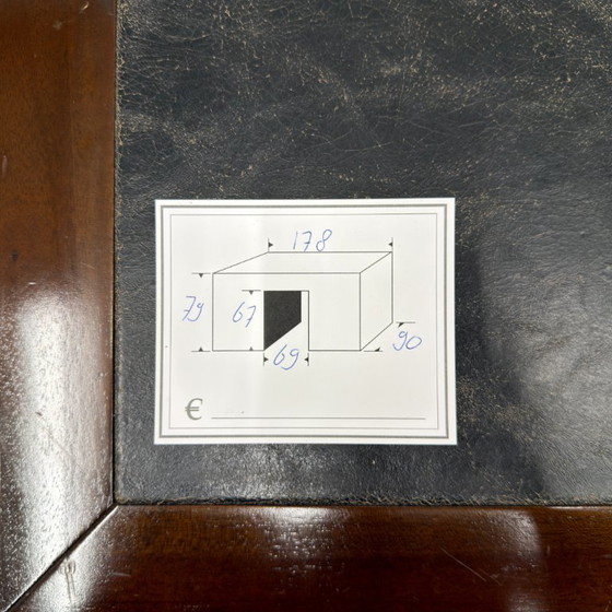 Classic English Desk Set with Office Chairs – Leather, Wood (photo 23 of 23)
