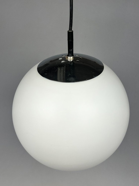 Image 1 of Lampada a sospensione / lampada a sfera Raak d'epoca, B1153 "morning mist"