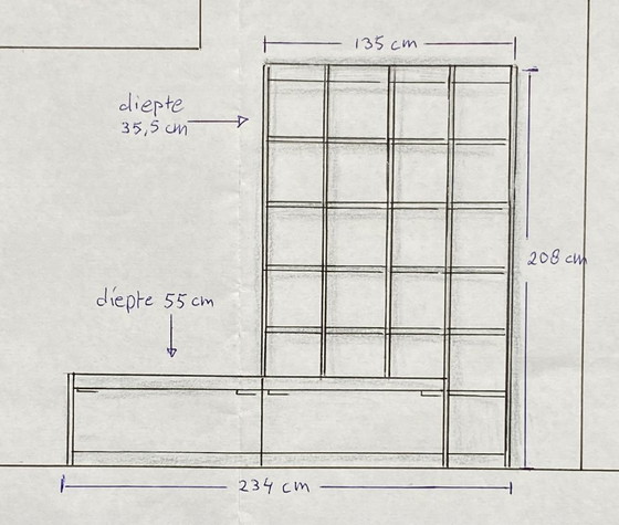Image 1 of Sistema parete Pastoe L260/360