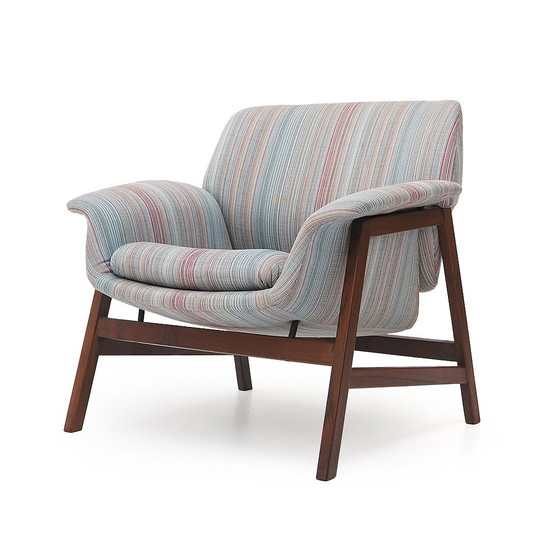 Image 1 of Pair of “849” armchairs by Gianfranco Frattini for Cassina, 1950s