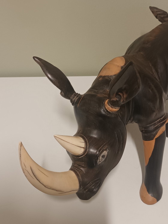 Ebbenhouten Neushoorn – Decoratieve objecten, Wood (photo 12 of 13)