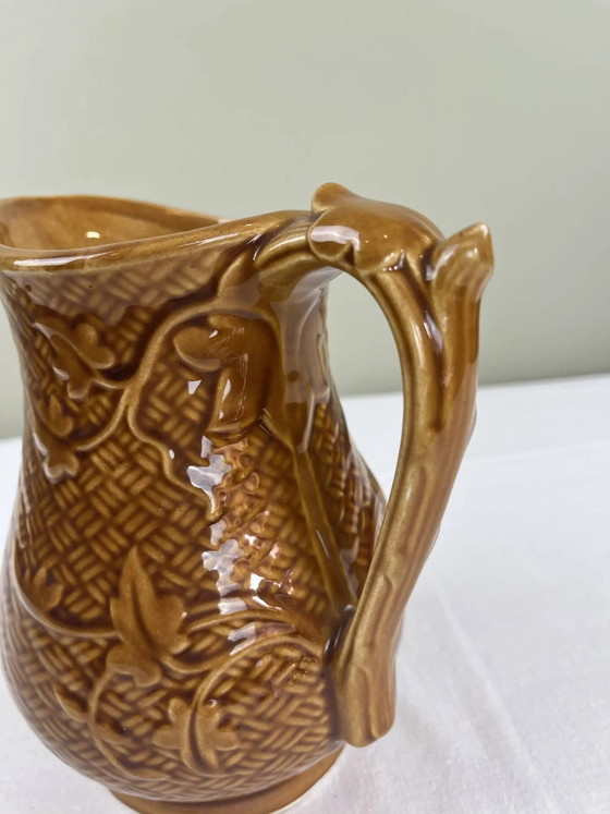 Jarra antigua de Sarreguemines – Vasos y jarras, Porcelain, Art Nouveau (photo 5 of 8)