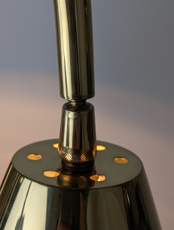 Image 1 of Lampada da soffitto in ottone di Valenti, anni &#39;70