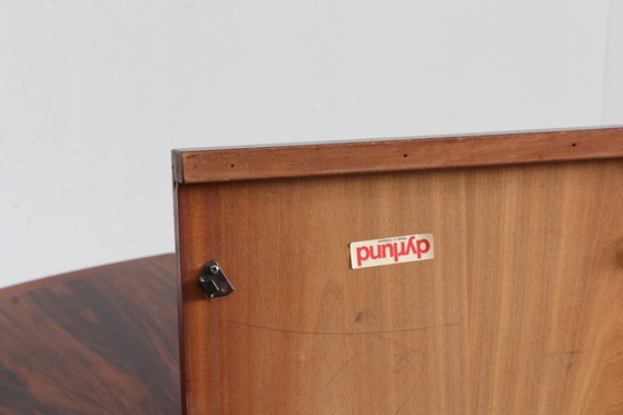 Image 1 of Table de salle à manger ovale extensible vintage danoise en palissandre, années 1960