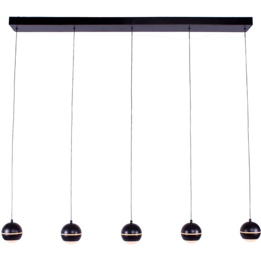 Modern and design pendant lamp Bilia 5-light black