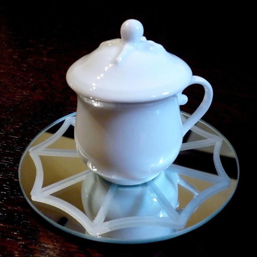 Tournai Ou Vieux Paris Pot Crème Crémier Tasse À Chocolat