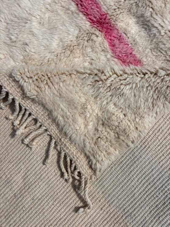 Image 1 of Alfombra marroquí Mrirt de lana hecha a mano, 200x300 cm – Alfombra bereber moderna – Decoración contemporánea