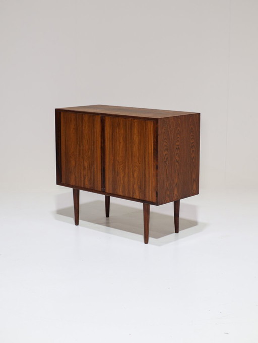 Kai Kristiansen tambour sideboard LP cabinet rosewood 1960