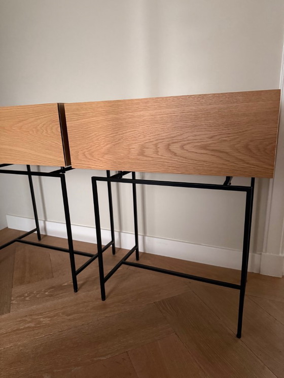 Image 1 of AM.PM Oak Design Nightstands (2x)