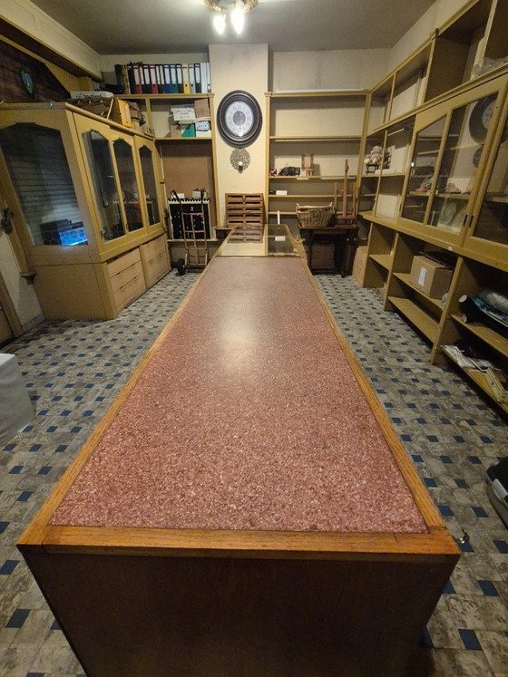 Shop Counters from the 1930s – Display cabinets, Wood (photo 6 of 6)