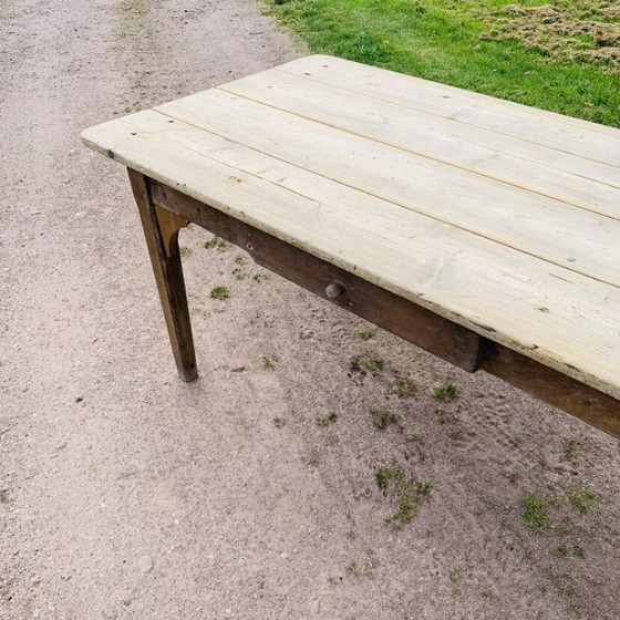 Image 1 of Ancienne Table de Ferme 1m60