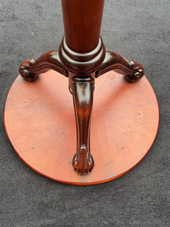 Image 1 of Rare Late Victorian Pedestal in Solid Mahogany | English Masterpiece | 1890–1910