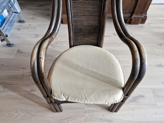 Image 1 of Vintage Manou Rattan Lounge Chair