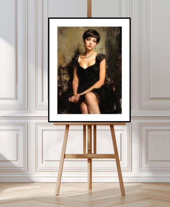 Image 1 of Splendid work by Ruggero Salvatore "Serenità" 60x45 cm