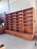 Vintage boekenkast wandkast
