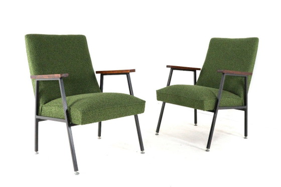 Image 1 of Gispen fauteuil vintage stoel nieuw gestoffeerd