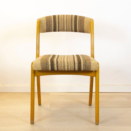 Chaise tapissée scandinave du Mid Century, années 1960